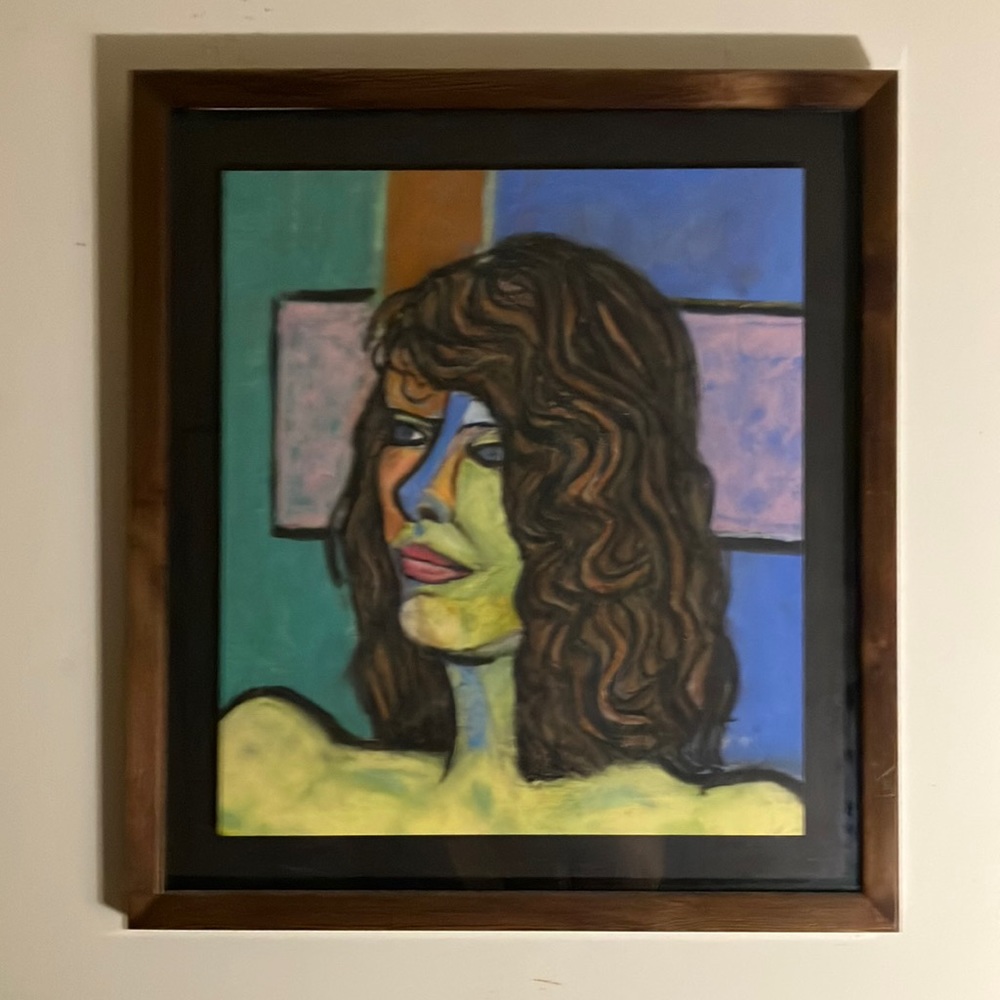 Portrait of model in studio, I think it’s from approximately 1990…